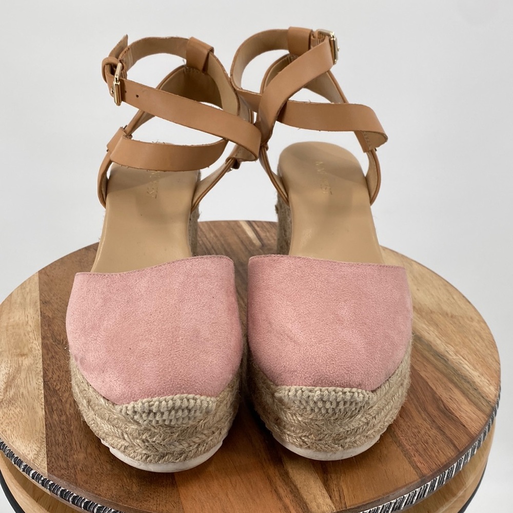 Nine West Suede Rope platforms 8M